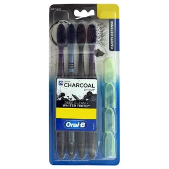 Oral-B Charcoal Deep Clean Tooth Brush 4pack