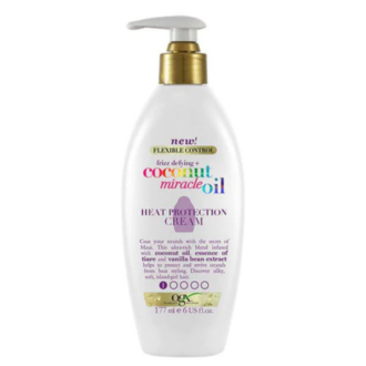 OGX Frizz Defying + Coconut Miracle Oil Heat Protection Cream 177ml