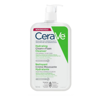 CeraVe Hydrating Cream-to-Foam Cleanser 355ml