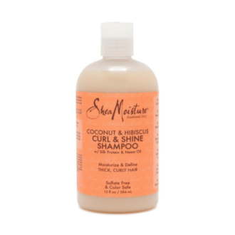 SheaMoisture Coconut & Hibiscus Curl & Shine Shampoo 384ml