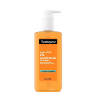 Neutrogena Clear & Defend 2% Salicylic Acid Face Wash 200ml