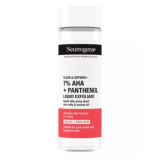 Neutrogena Clear & Defend + 7% AHA + Panthenol Liquid Exfoliant