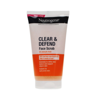 Neutrogena Clear & Defend Face Scrub 150ml