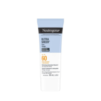 Neutrogena Ultra Sheer Face Visage Sunscreen SPF 60 (88ml)