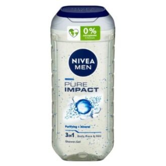 NIVEA Men Pure Impact Shower Gel 3 in 1