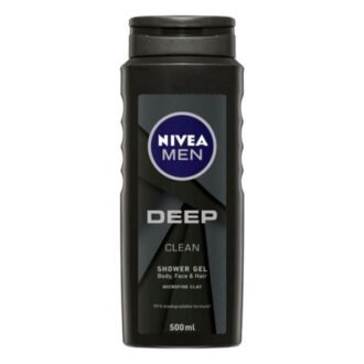 NIVEA Men Deep Clean Maxx Tech Shower Gel 3 in 1 500ml