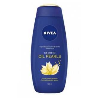 NIVEA Creme Oil Pearls Shower Gel Lotus Flower Perfume 500ml