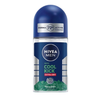 Nivea Men Cool Kick Freezy Green 72H Roll On 50ml