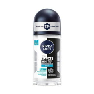 Nivea Men Black & White Invisible Fresh 72H Roll On 50m