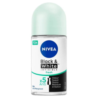 Nivea Ladies Black & White Invisible Fresh 72H Roll On 50ml