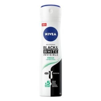 NIVEA Anti-Transpirant Black & White Invisible Fresh + Antibacterial 48H Body Spray 200ml