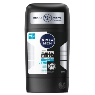 Nivea Men Black & White Invisible Fresh 48H Stick 50ml