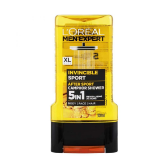 L'Oréal Men Expert Invincible Sport After Sport Camphor Shower Gel 5-in-1 300ml
